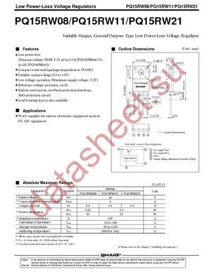 PQ15RW08J00H datasheet  